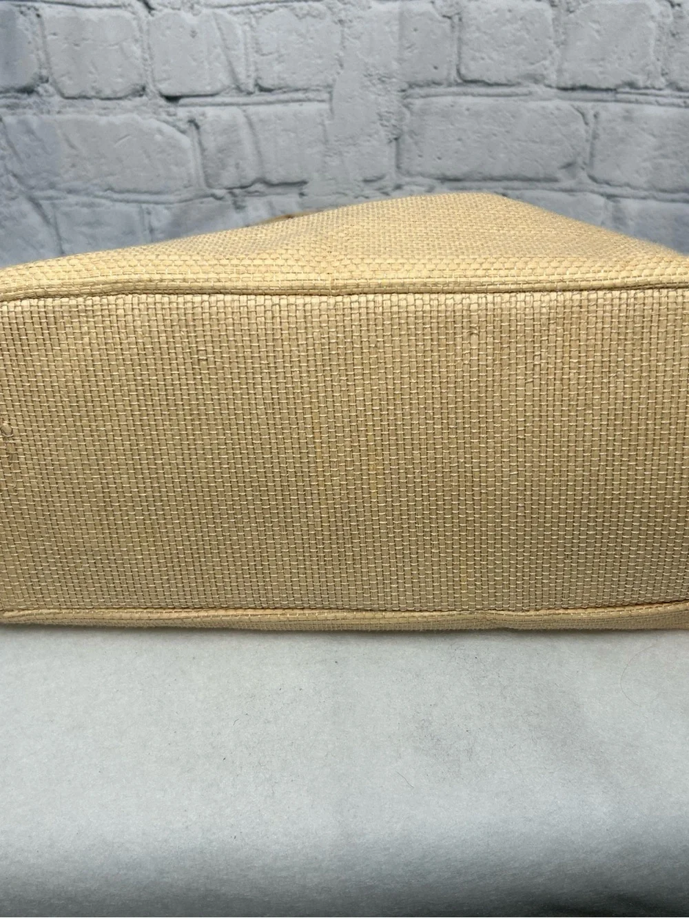 Neiman Marcus woven straw